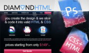 DiamondHTML - PSD to HTML,  Wordpress,  Joomla,  Email Campaigns + MORE